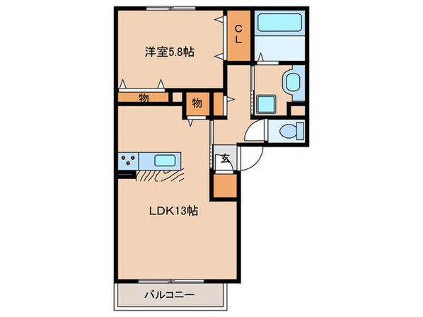 ルミエール京まちの物件間取画像